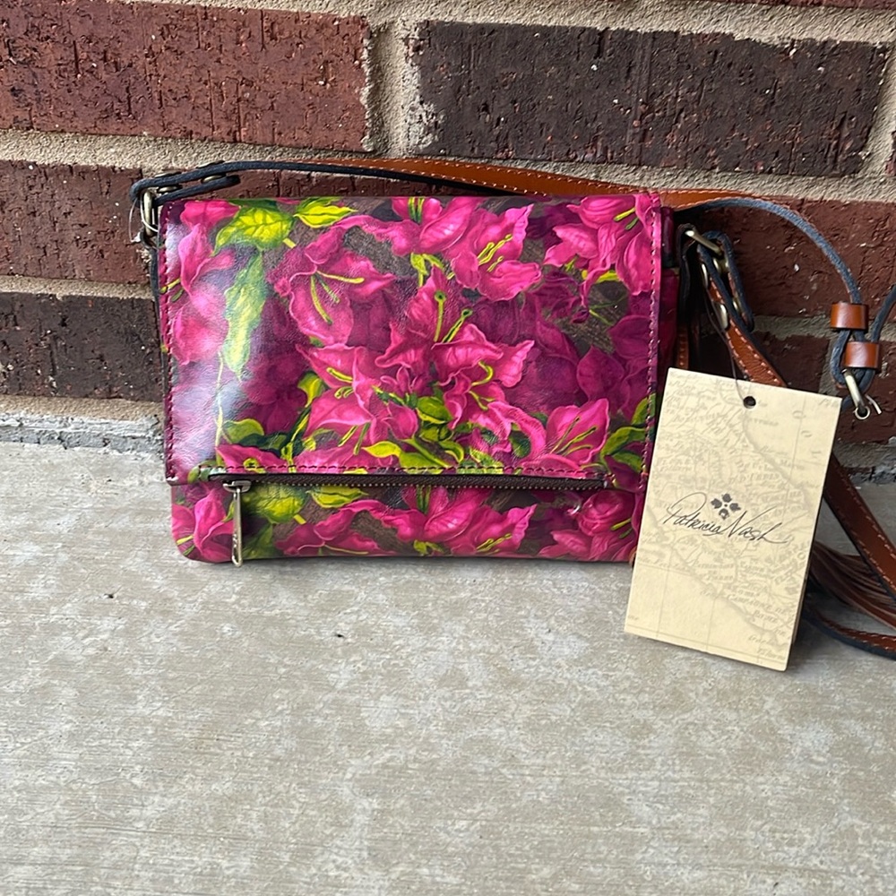 Pink and Green Floral Crossbody Bag
Patricia Nash